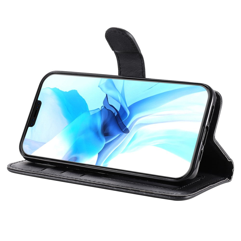 iPhone 12 / 12 Pro Wallet Flip Cover 2 i 1 Magnet – Sort