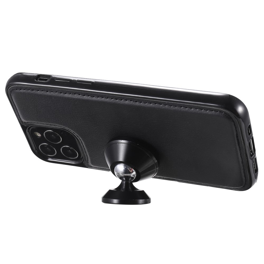 iPhone 12 / 12 Pro Wallet Flip Cover 2 i 1 Magnet – Sort