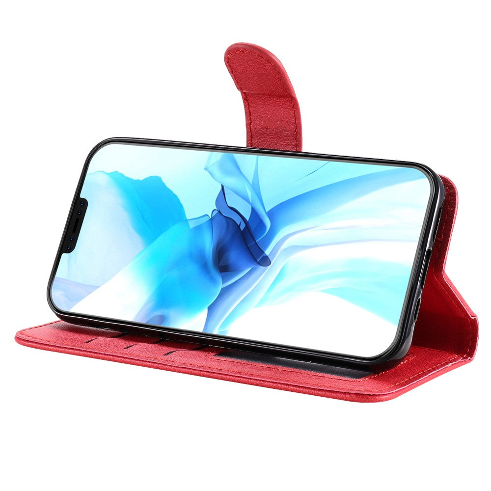 iPhone 12/12 Pro Wallet Flip Cover 2 i 1 Magnet Cover – Rød