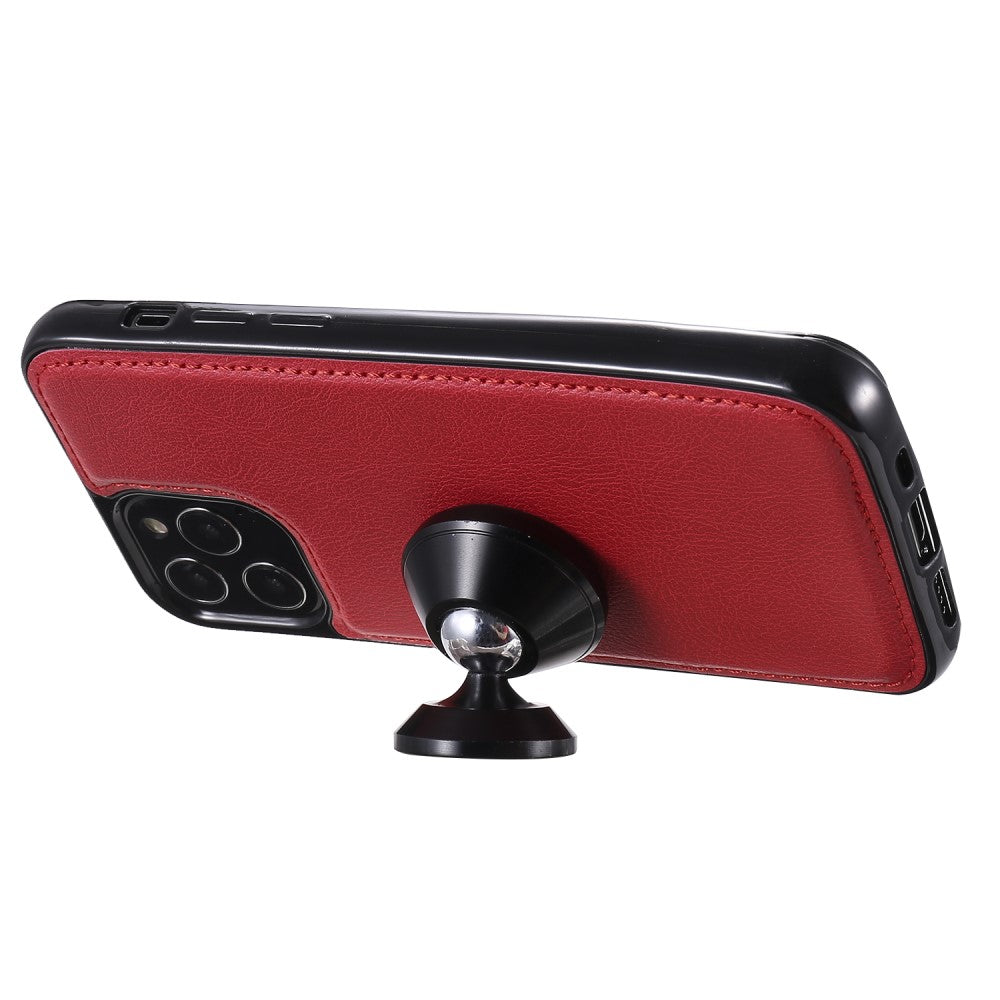iPhone 12/12 Pro Wallet Flip Cover 2 i 1 Magnet Cover – Rød
