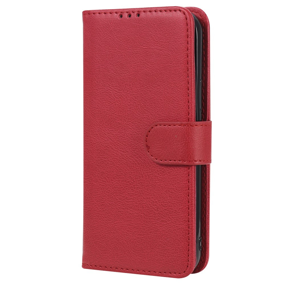 iPhone 12/12 Pro Wallet Flip Cover 2 i 1 Magnet Cover – Rød