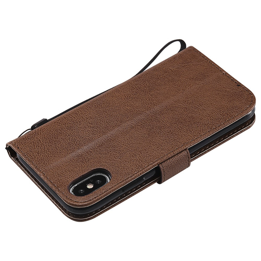 iPhone X/XS Wallet Flip Cover 2 i 1 – Brun - produktbillede 10