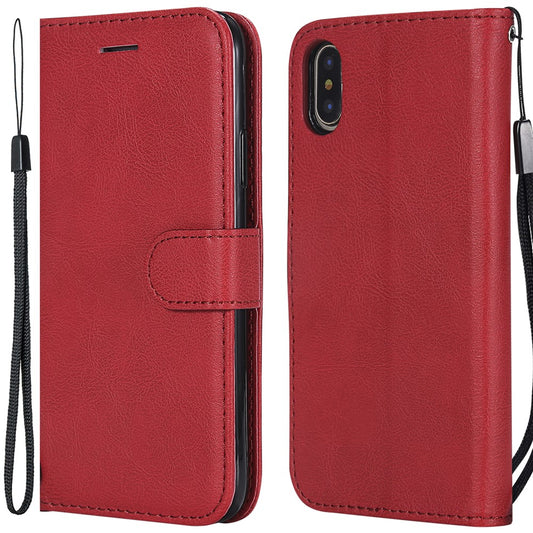iPhone X/XS Wallet Flip Cover 2 i 1 – Rød - produktbillede 1