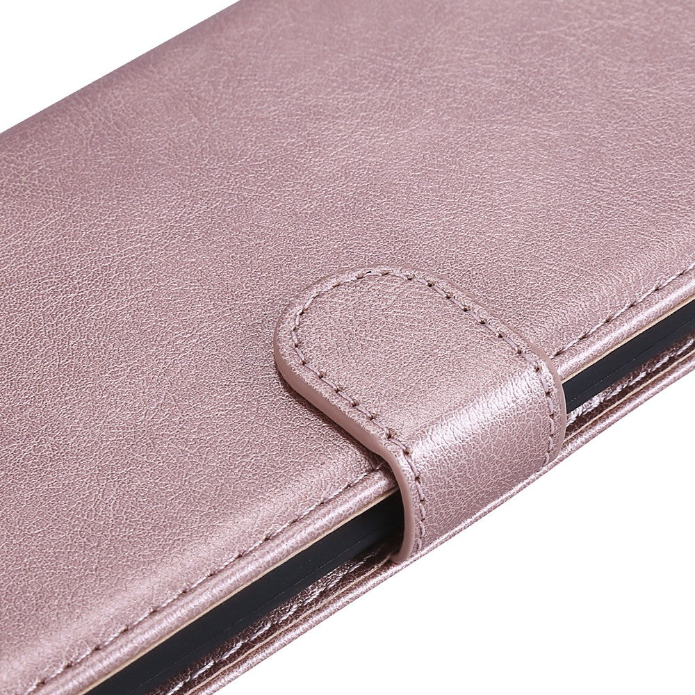 iPhone X/XS Wallet Flip Cover 2 i 1 rose – Guld - produktbillede 7