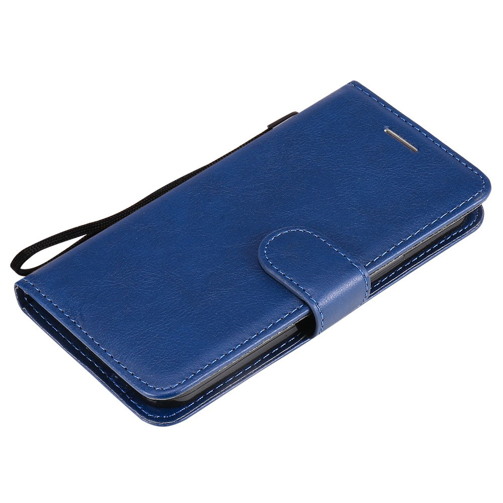 iPhone 13 Mini TPU Wallet Flip Cover Stand Series 2 and Texture Full Protection – Blå