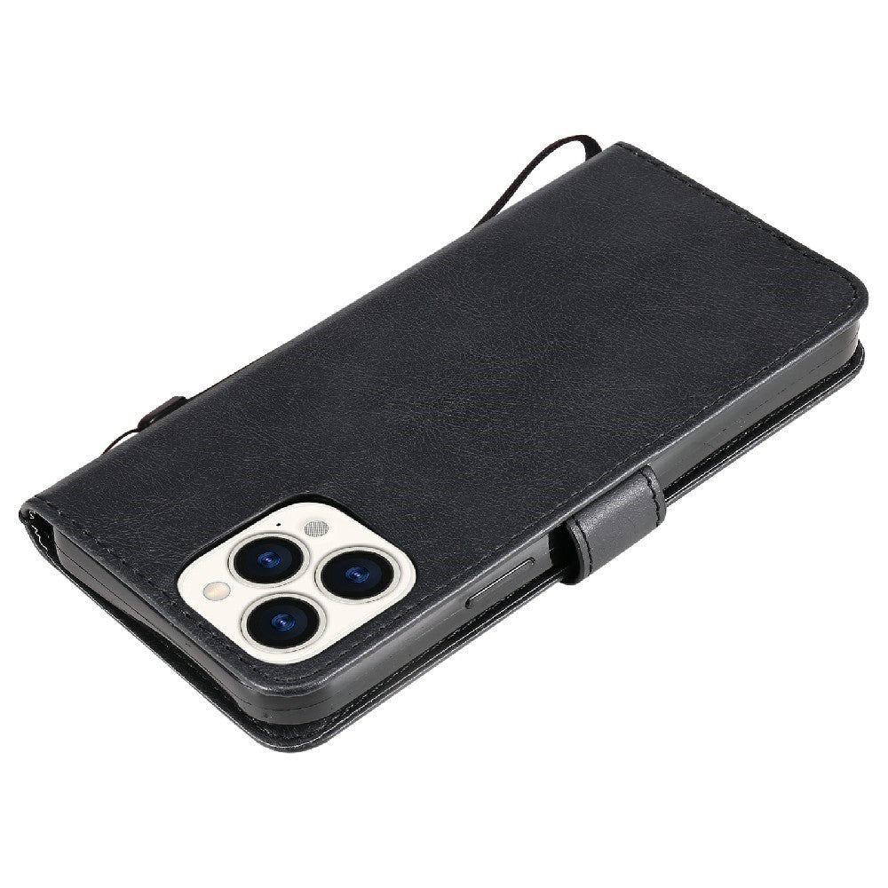 iPhone 13 Pro Max Wallet Flip Cover – Sort - produktbillede 10
