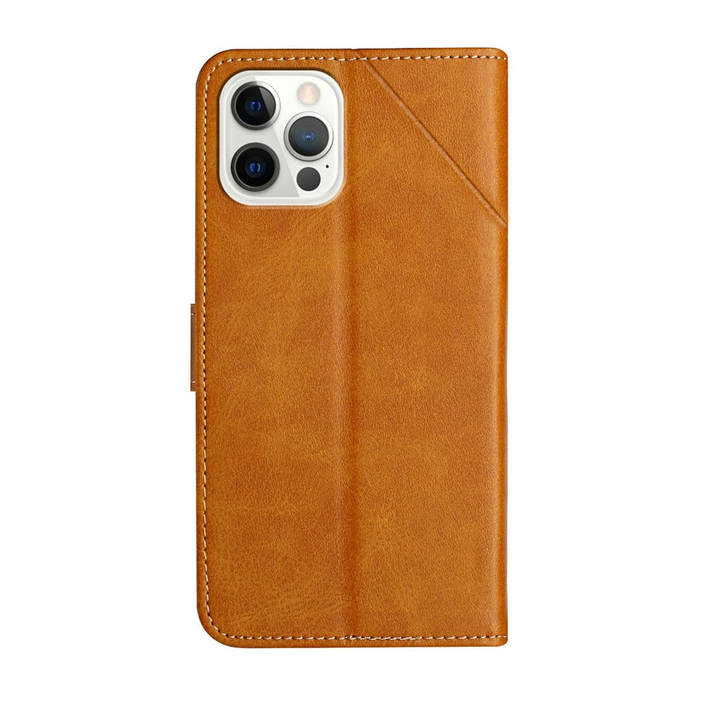 iPhone 13 Pro Wallet Flip Cover line – Brun - produktbillede 7