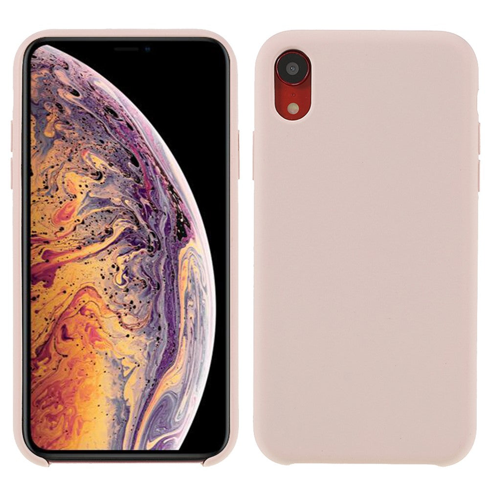 iPhone XR Cover Ensfarvet – Pink - produktbillede 1
