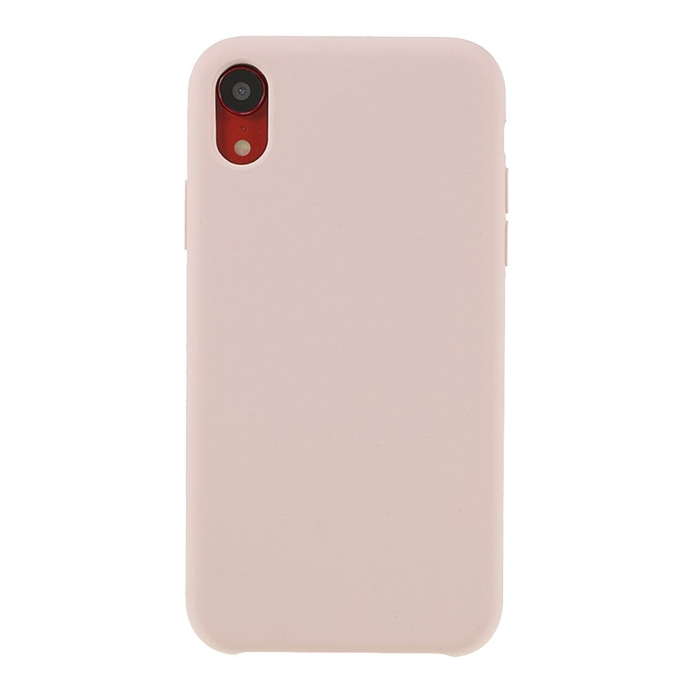 iPhone XR Cover Ensfarvet – Pink - produktbillede 2