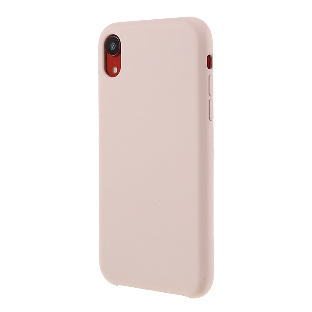 iPhone XR Cover Ensfarvet – Pink - produktbillede 3