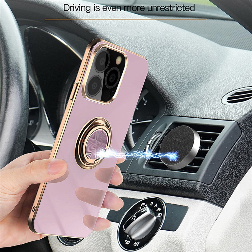 iPhone 13 Pro Cover Electroplate – Sort - produktbillede 3