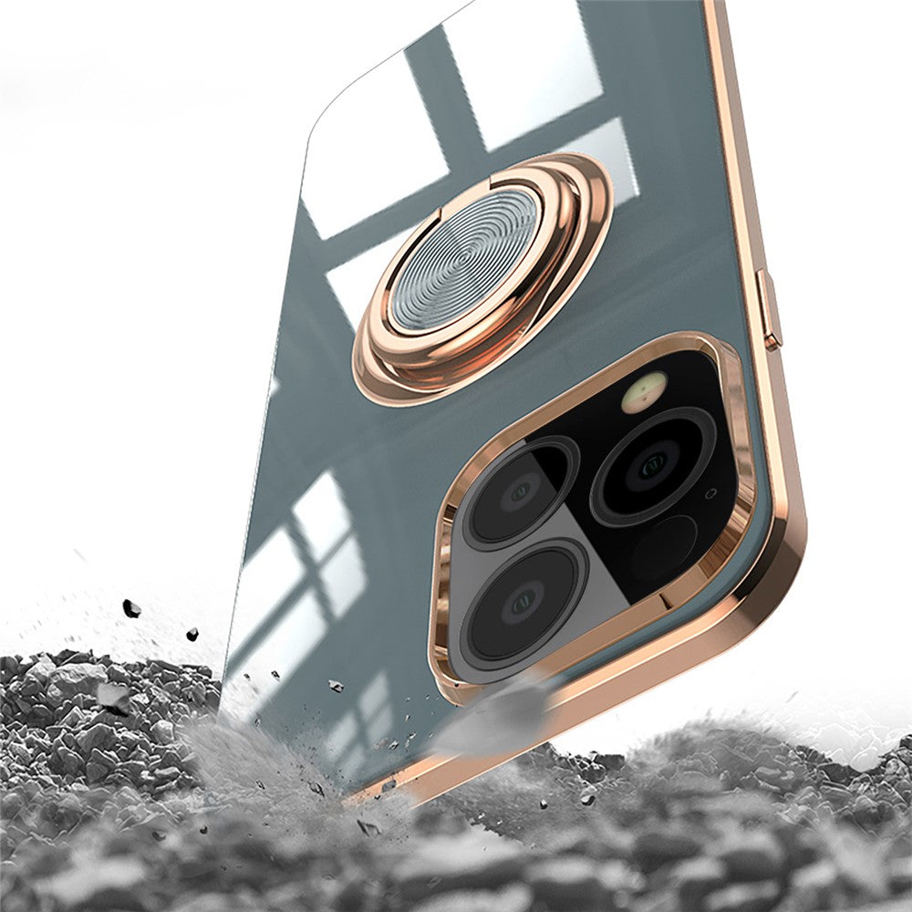 iPhone 13 Pro Cover Electroplate – Sort - produktbillede 4
