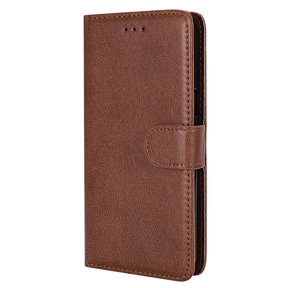 iPhone 13 Pro Max Læder Wallet Flip Cover 2 i 1 – Brun