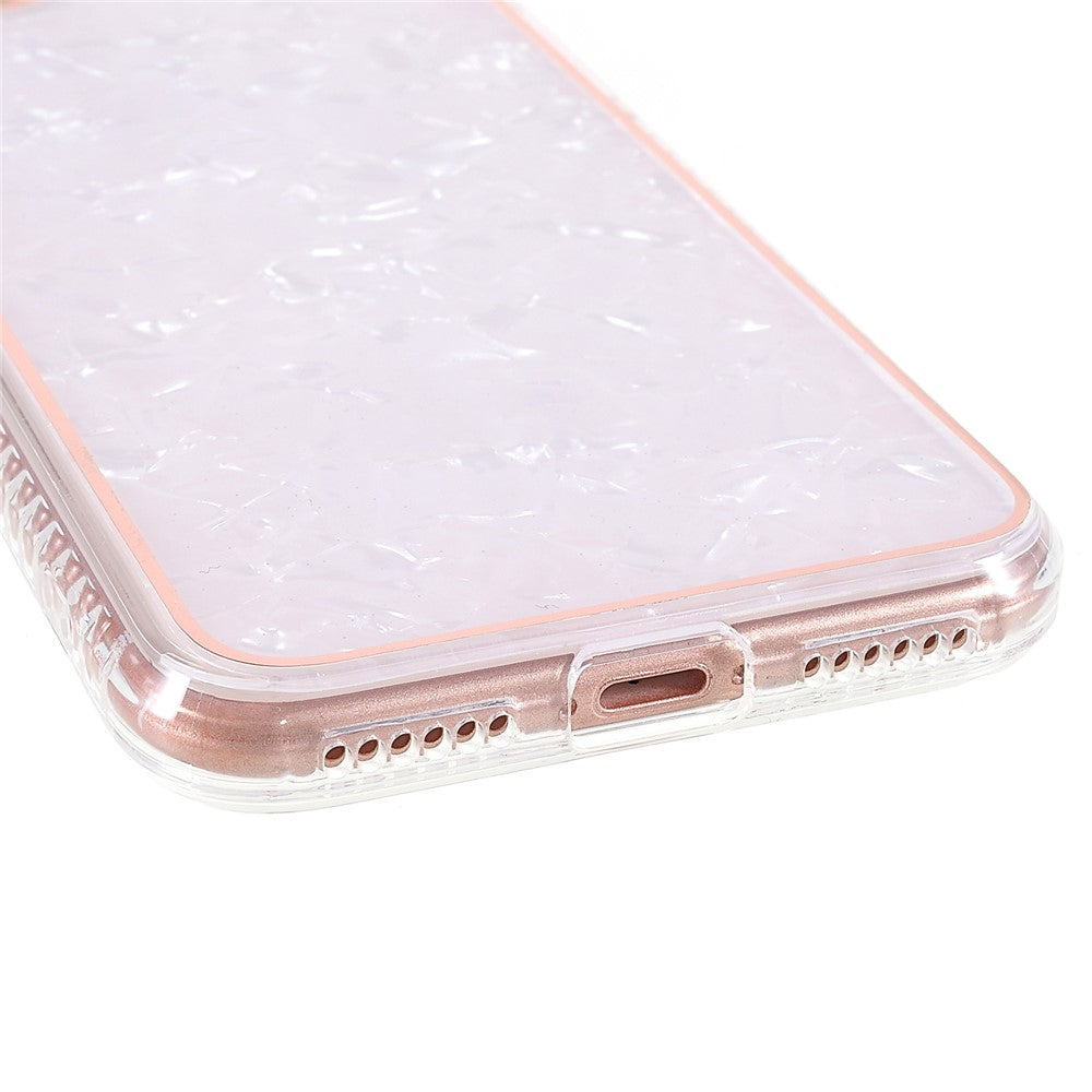 iPhone 7 / 8 / SE (2020/2022) Cover Seashell Texture – Hvid
