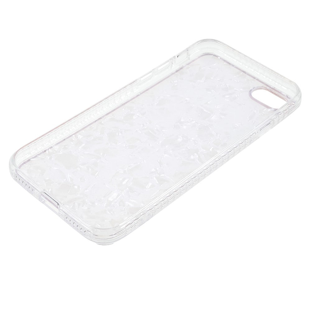 iPhone 7 / 8 / SE (2020/2022) Cover Seashell Texture – Hvid