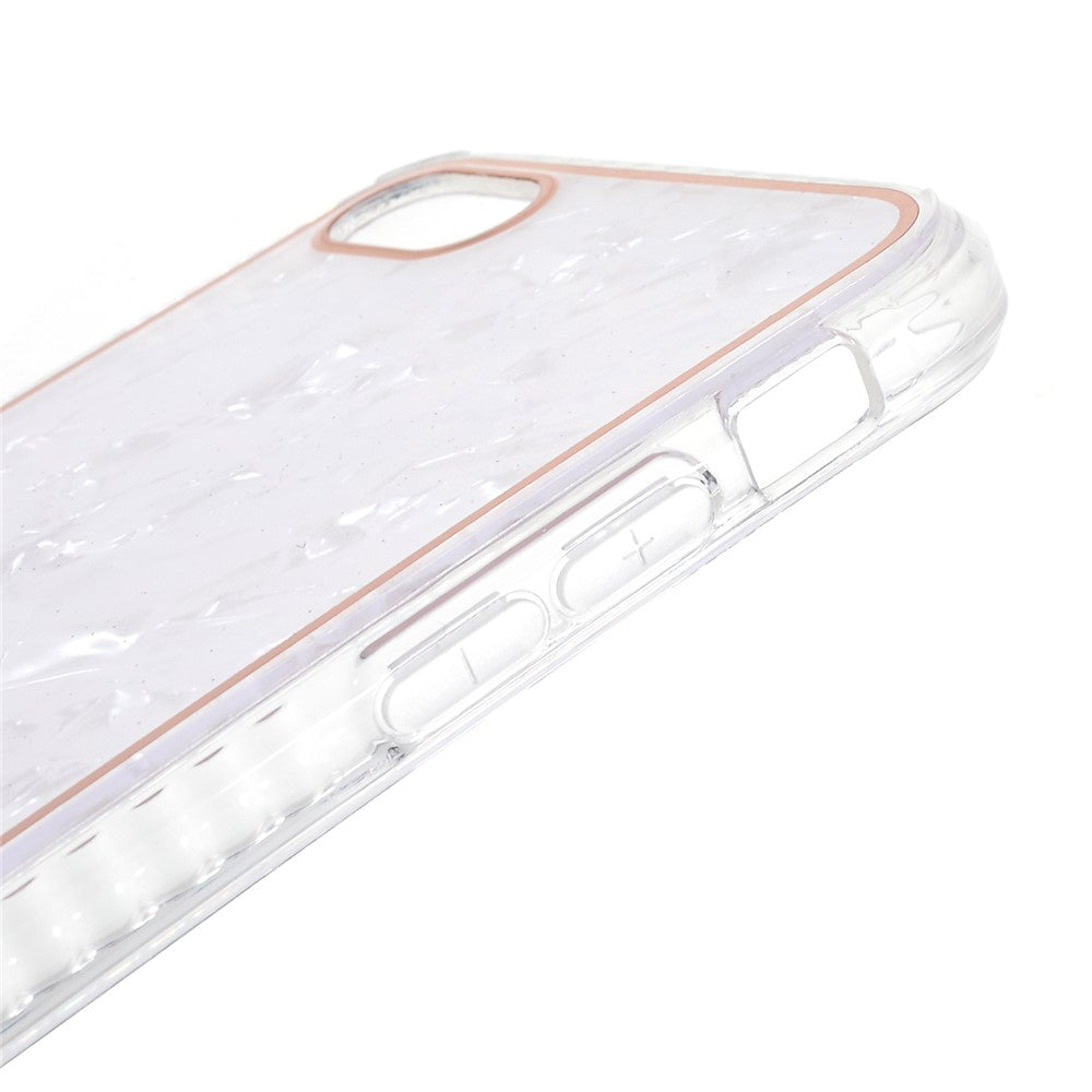 iPhone 7 / 8 / SE (2020/2022) Cover Seashell Texture – Hvid