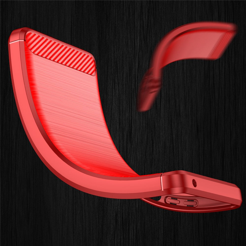 iPhone 7/8/SE Cover Carbon – Rød - produktbillede 3