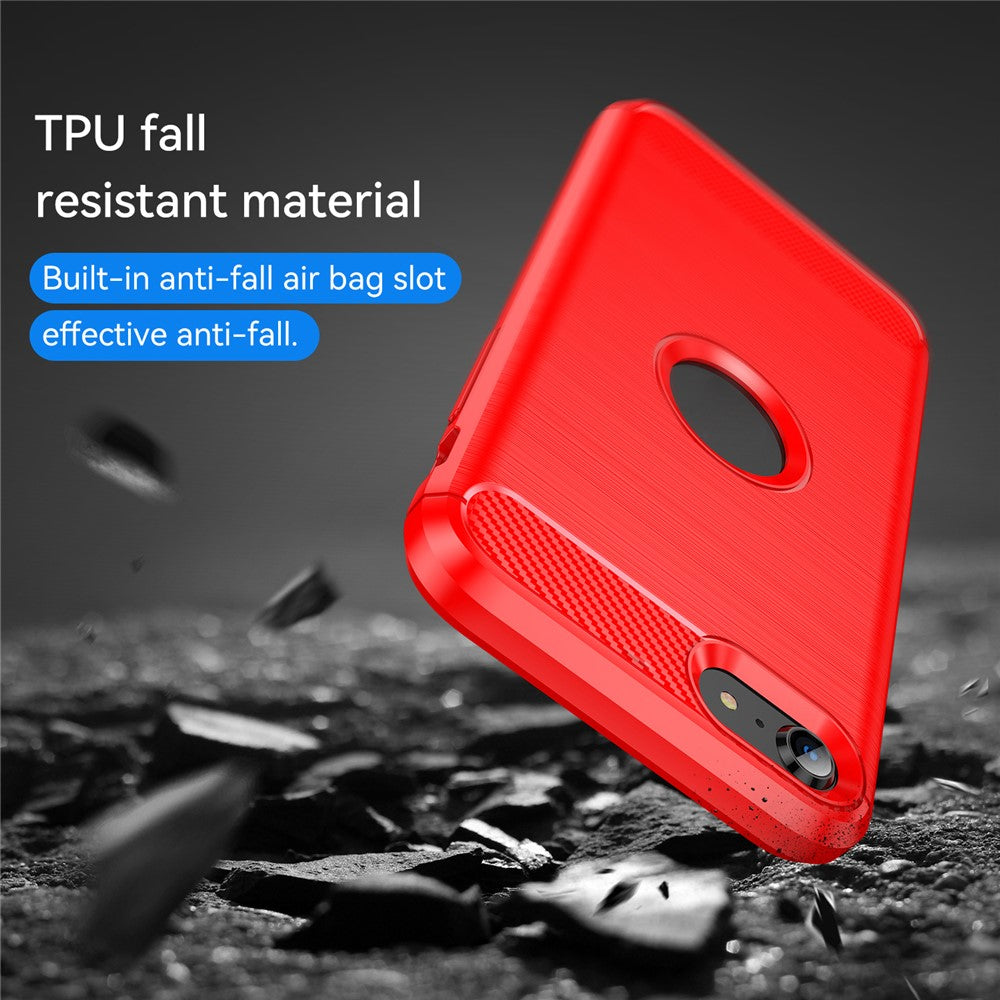 iPhone 7/8/SE Cover Carbon – Rød - produktbillede 8