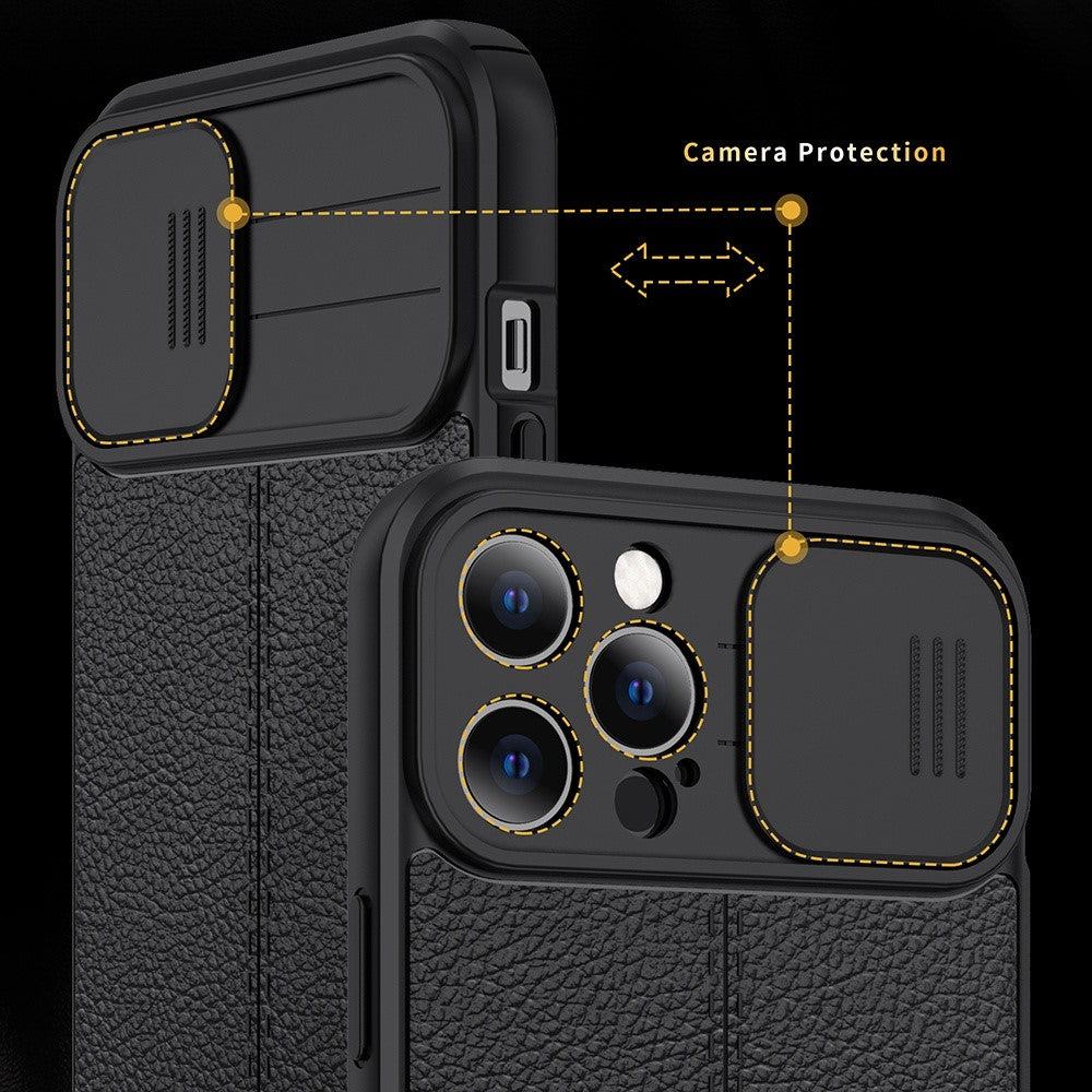 iPhone 13 Pro Max Cover Ensfarvet – Sort - produktbillede 4