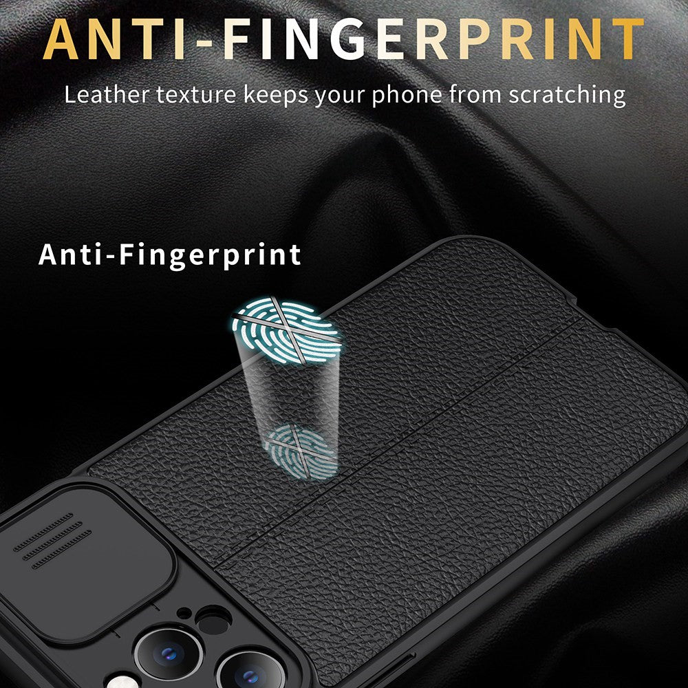 iPhone 13 Pro Max Cover Ensfarvet – Sort - produktbillede 5
