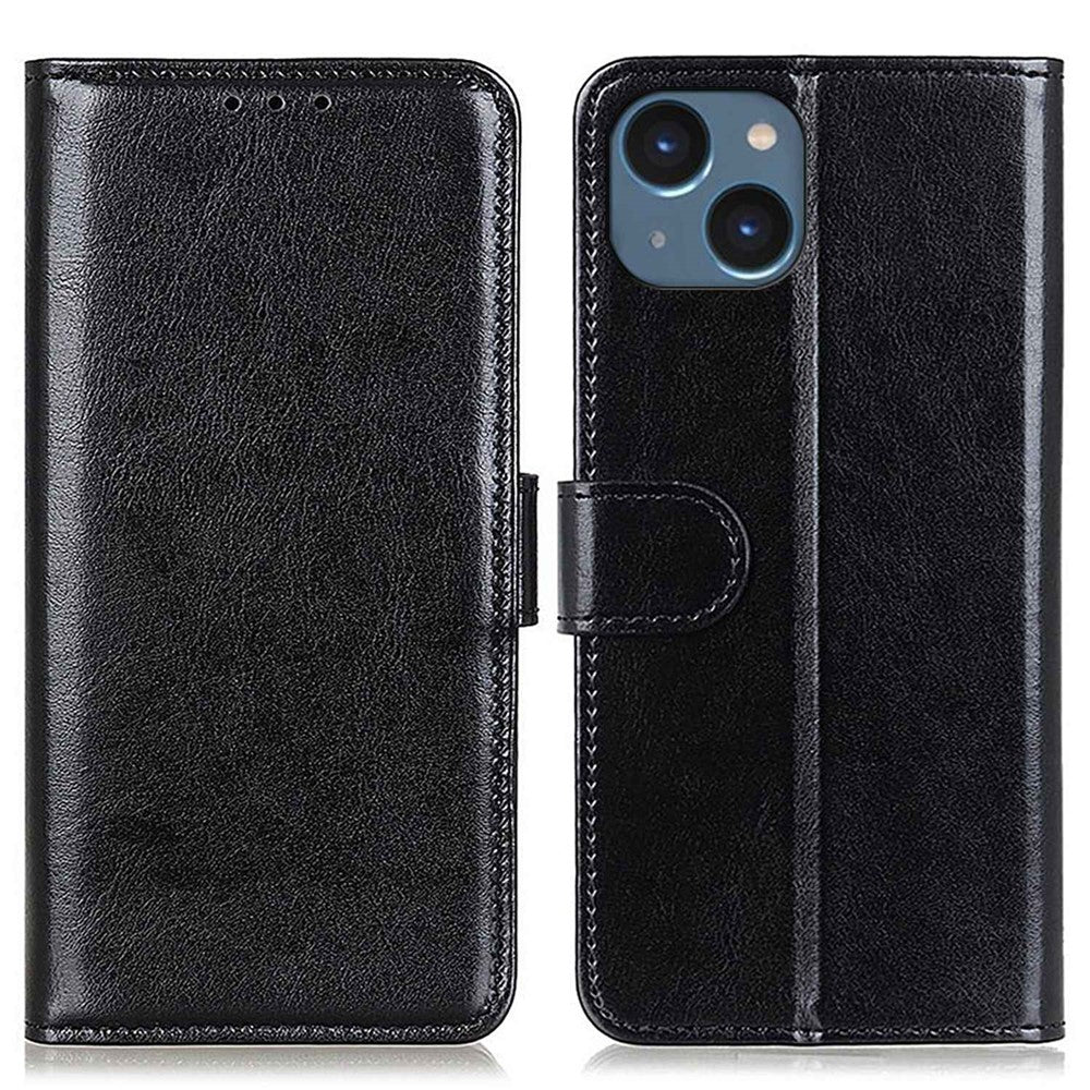 iPhone 14 Cover med kortholder M/3kort Og Magnetluk – Sort - produktbillede 1