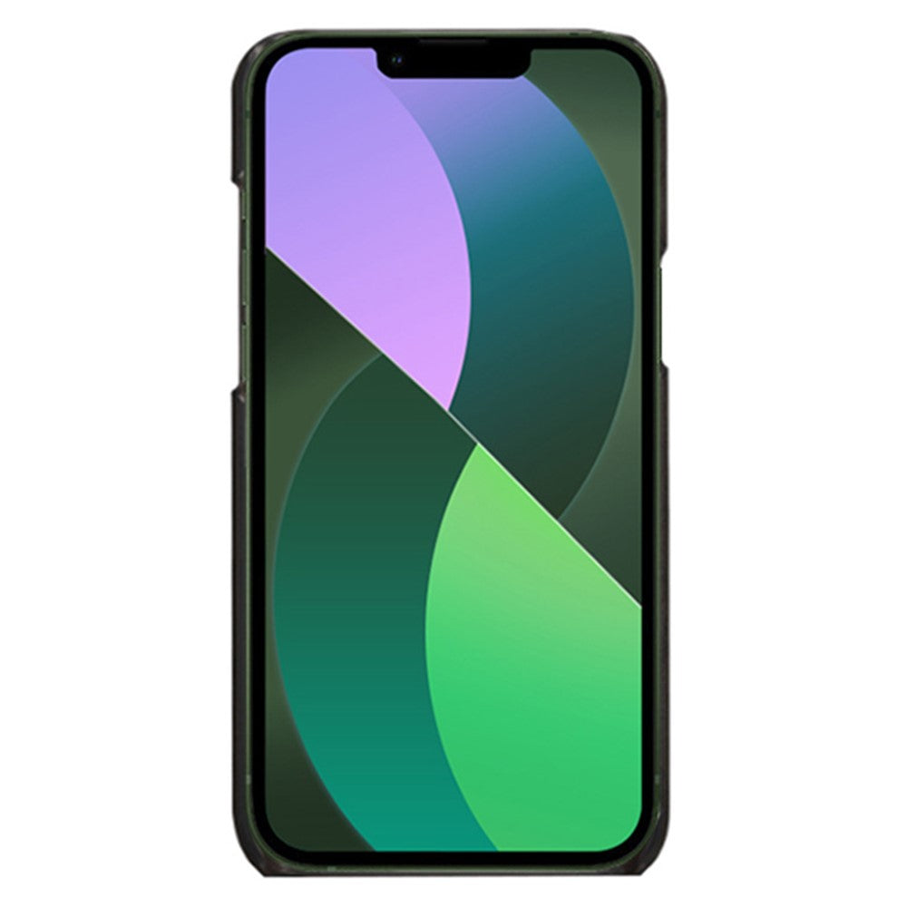 iPhone 14 Plus Cover Drop proof Coated Hard Dual Card Slots – Sort - produktbillede 3