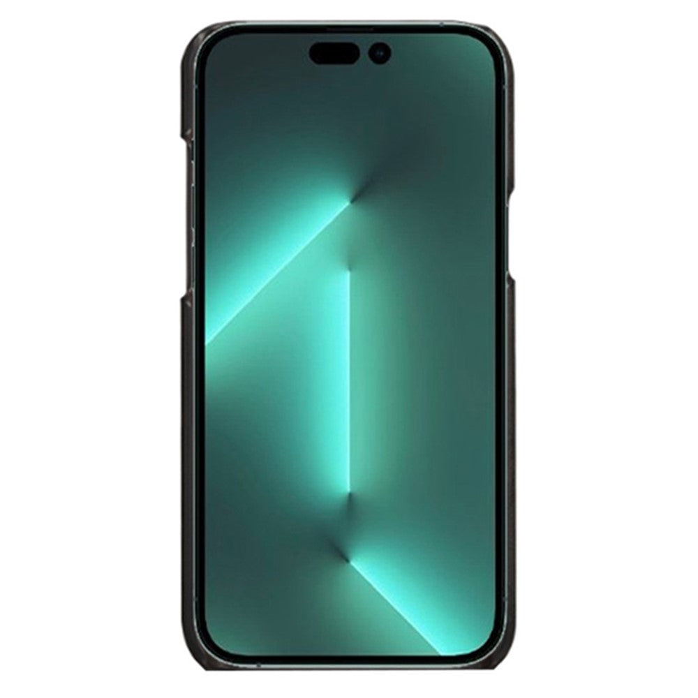 iPhone 14 Pro Cover Mobile Coated Hard Shockproof Dual Card Slots – Sort - produktbillede 3