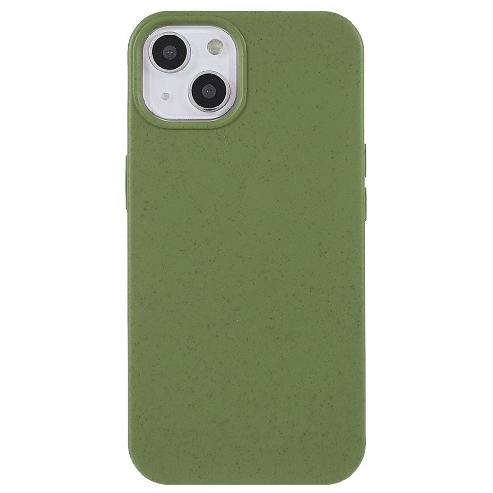 iPhone 14 Plus TPU Cover Starry Sky Series Matte Mobile Starry Biodegradable Wheat Straw Drop proof Anti wear Cell Blackish – Grøn - produktbillede 7