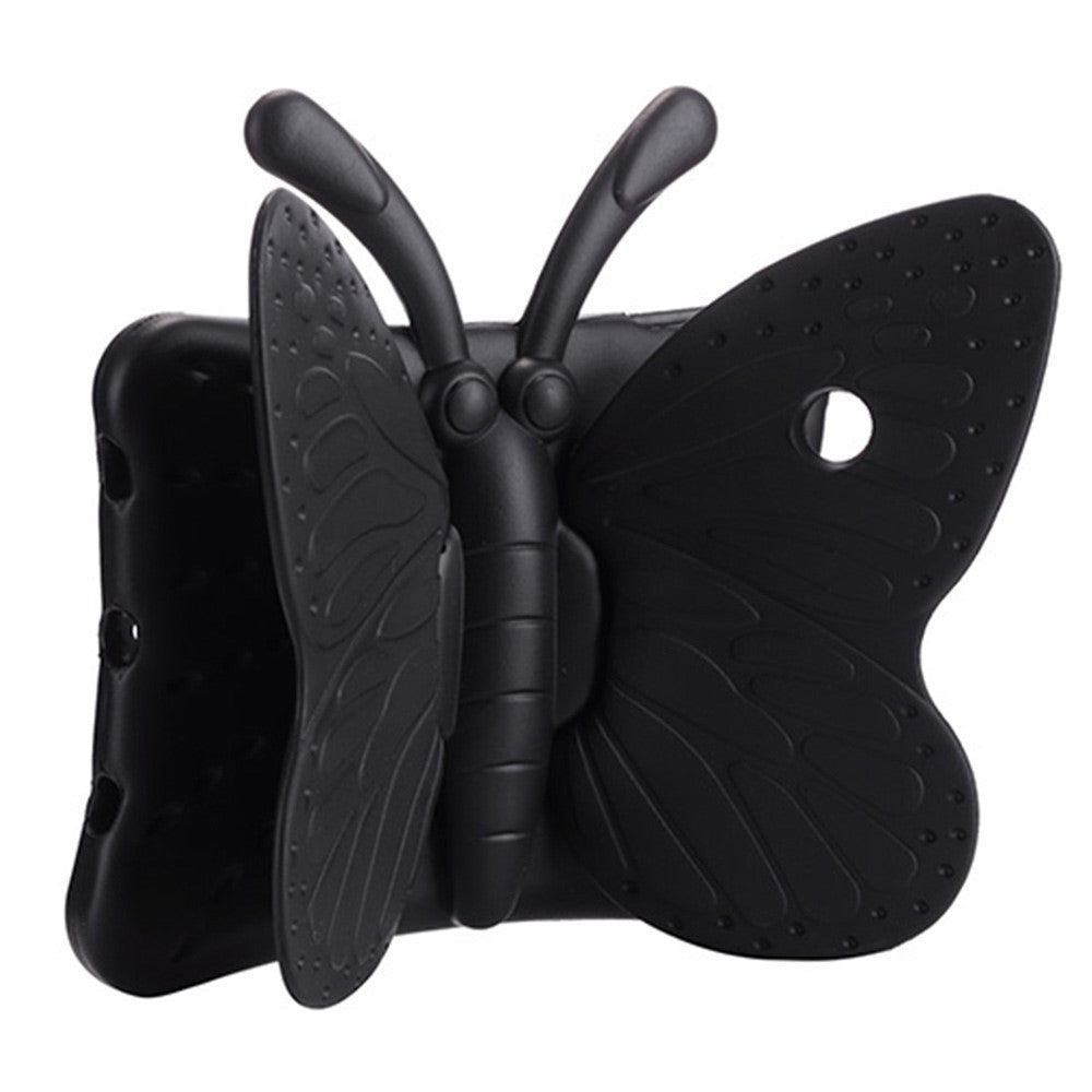 3D Butterfly Kids Shockproof EVA Kickstand Phone Case Phone Cover for iPad Pro 9.7 / Air 2 / Air - Black - produktbillede 1