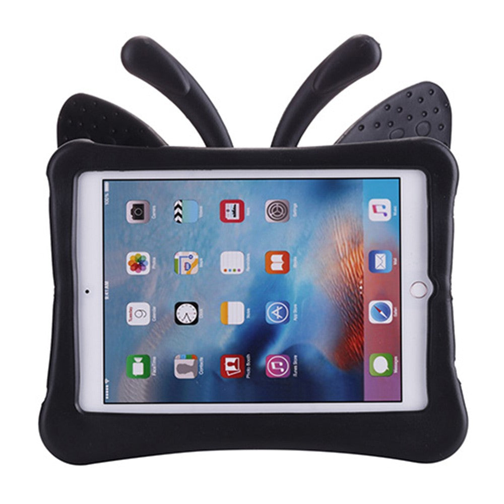 3D Butterfly Kids Shockproof EVA Kickstand Phone Case Phone Cover for iPad Pro 9.7 / Air 2 / Air - Black - produktbillede 2
