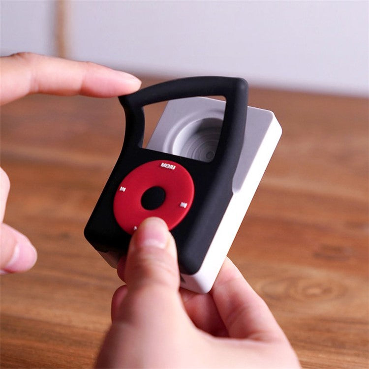 Smartwatch Stand for Apple Watch Series1/2/3/4/5/6 Desktop Stand MP3 Silicone Charging Base - Black / Red - produktbillede 5