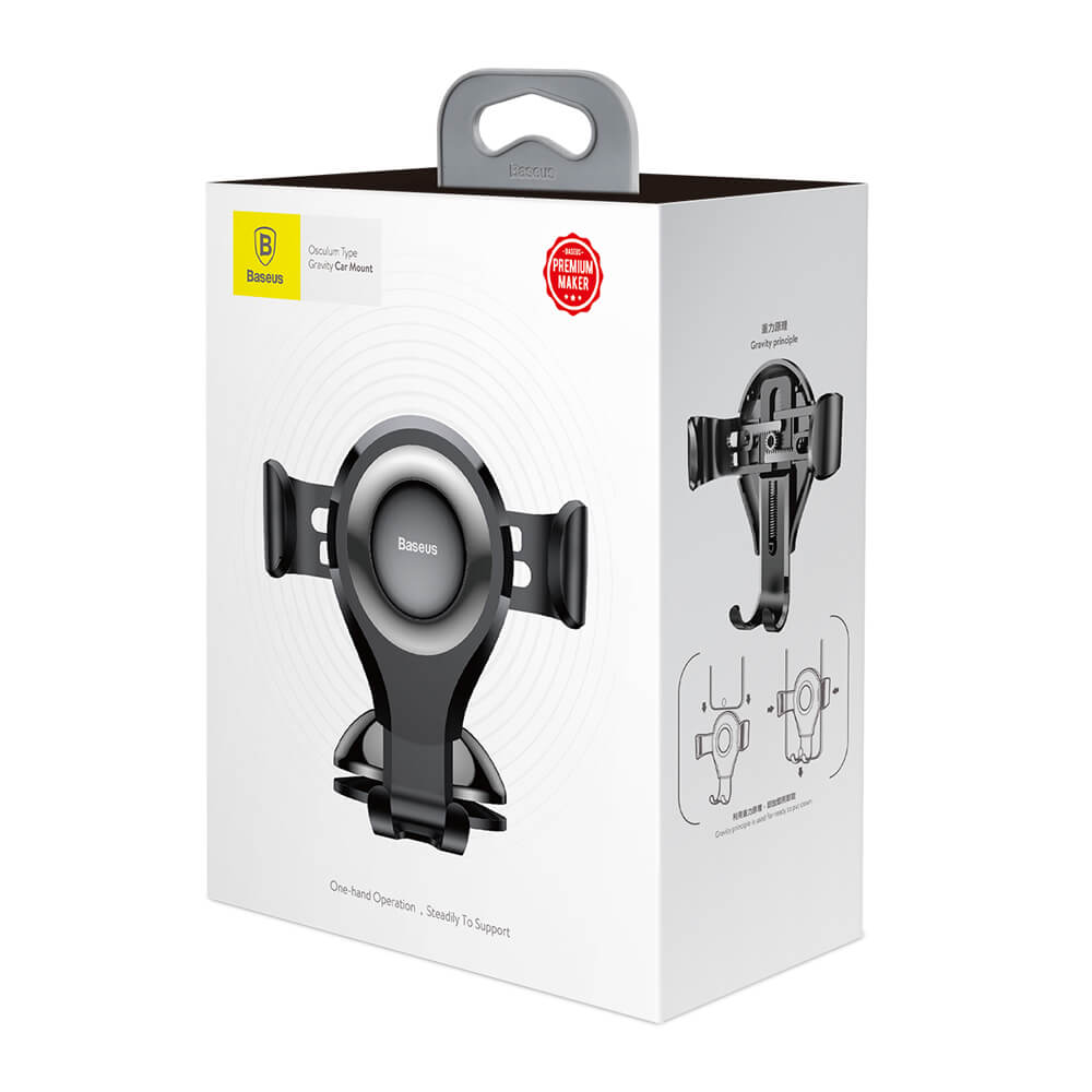 BASEUS Car holder gravity Osculum SUYL-XP0S black