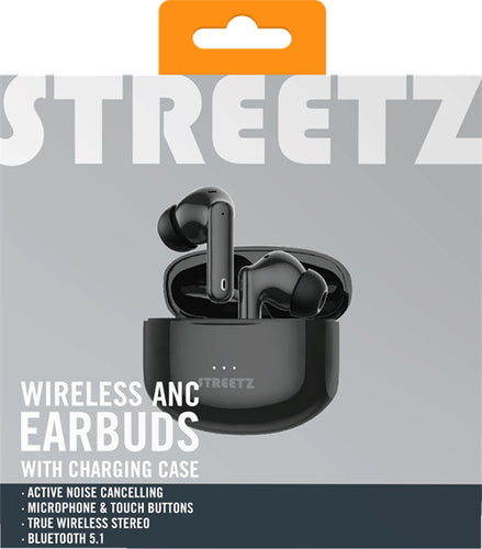 Streetz Earphone i sort - EOL