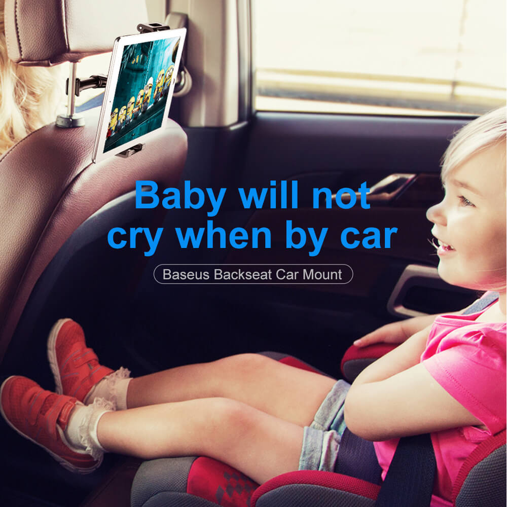 Tablet car holder nakke Sort