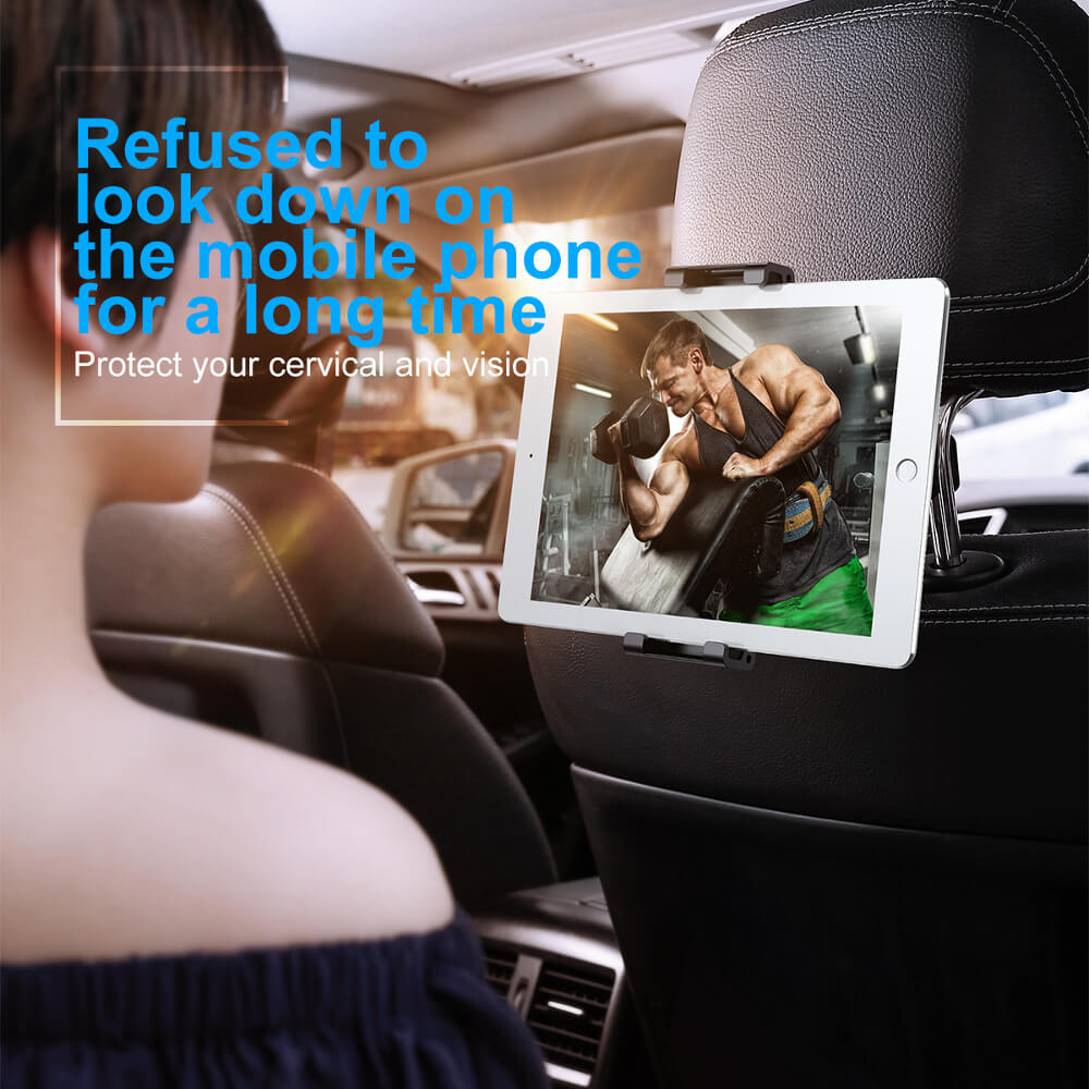 Tablet car holder nakke Sort
