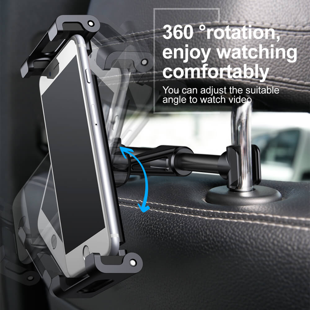 Tablet car holder nakke Sort
