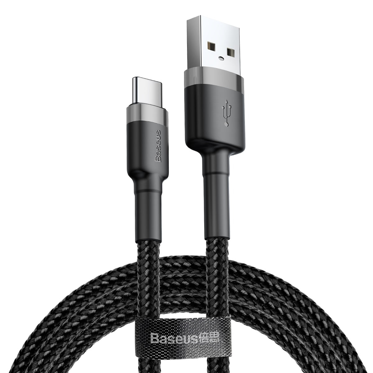 Kabel USBA/USBC 0,5m Sort/Grå
