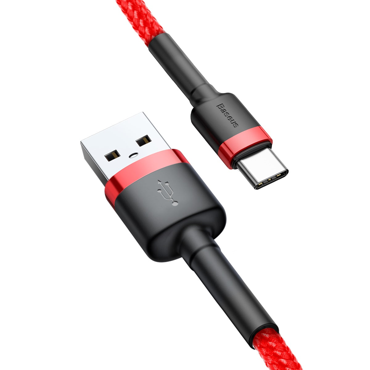 Kabel USBA/USBC 1m RD/BK