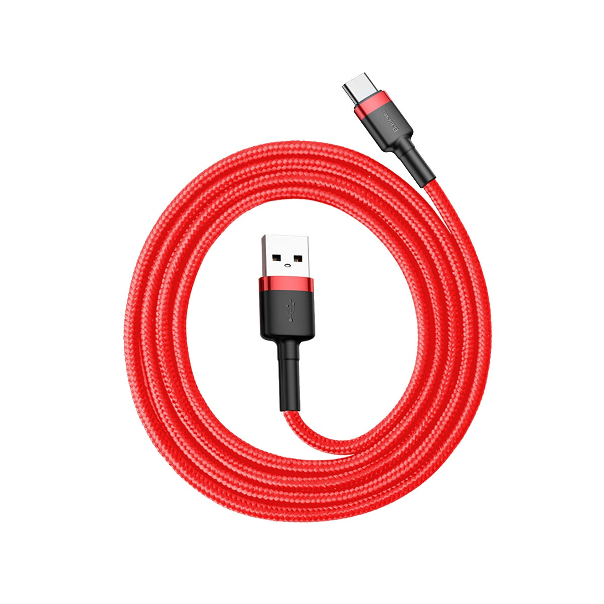 Kabel USBA/USBC 1m RD/BK