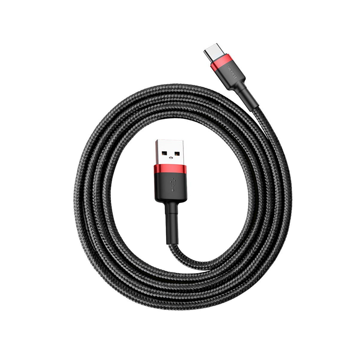 USB/C - USB/C 1.Mtr sort/rød