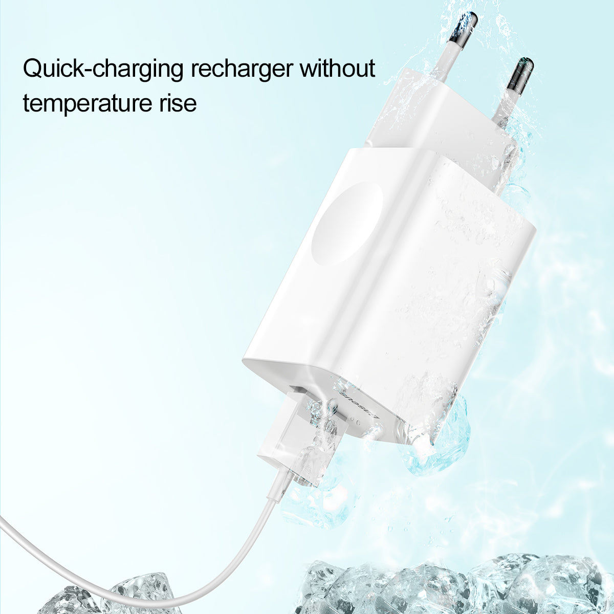 220v Lader USBA 24W Hvid