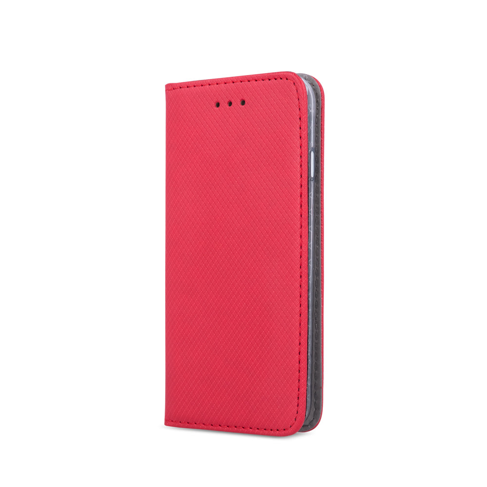 iPhone 17 Pro Max / 18 Pro Max TPU Wallet Flip Cover Smart Magnet – Rød