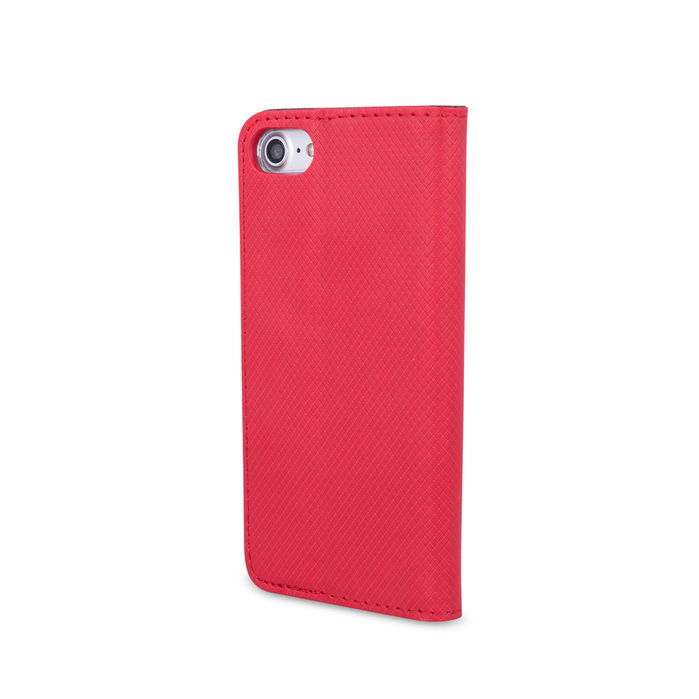 iPhone 17 Pro Max / 18 Pro Max TPU Wallet Flip Cover Smart Magnet – Rød