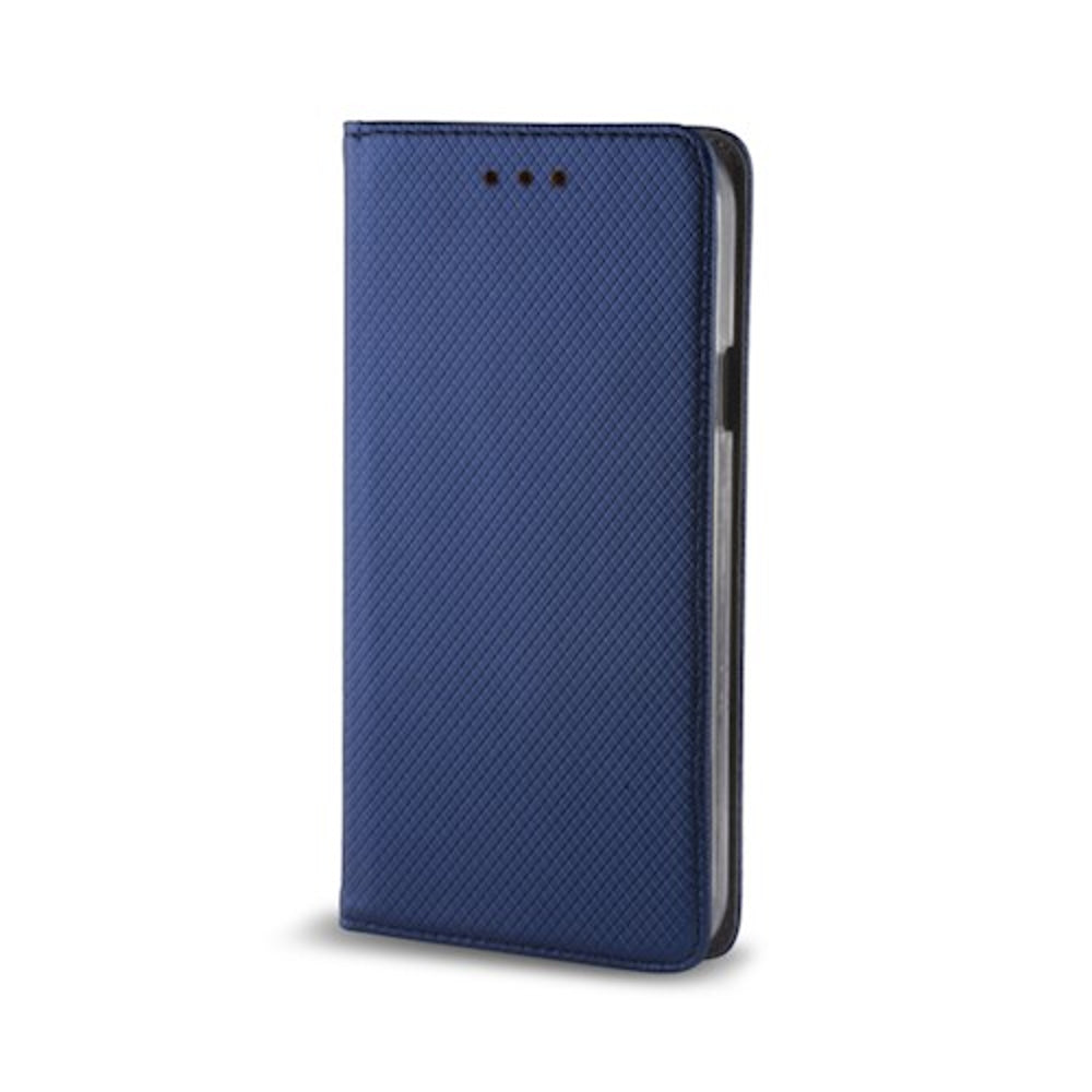 iPhone 17 Pro / 18 Pro TPU Wallet Flip Cover Smart Magnet – Mørk Blå/Blå