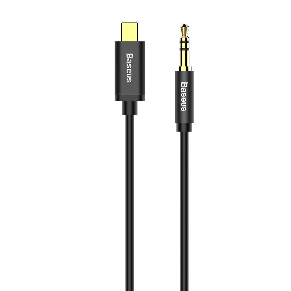 BASEUS Audio Cable - AUX 3.5mm cam01-01   jack to usb-c 1,2M black