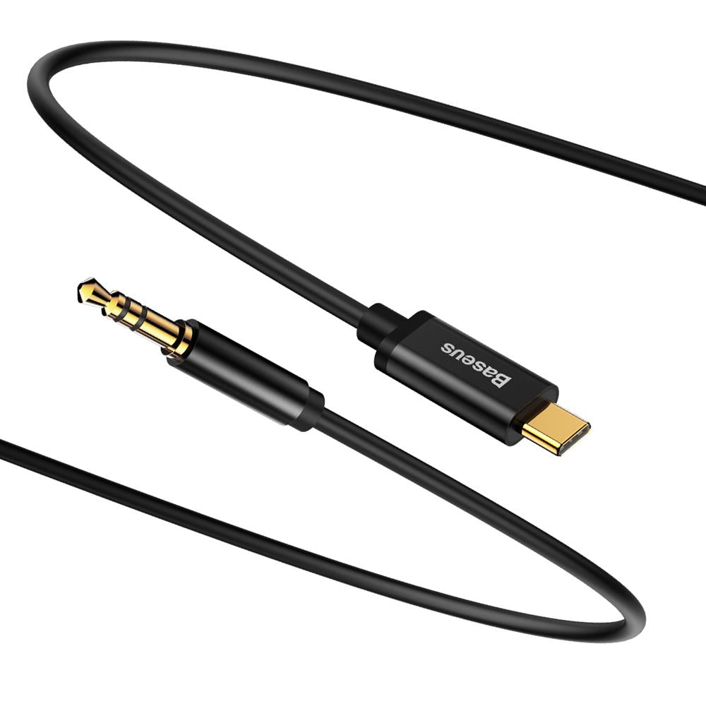 BASEUS Audio Cable - AUX 3.5mm cam01-01   jack to usb-c 1,2M black