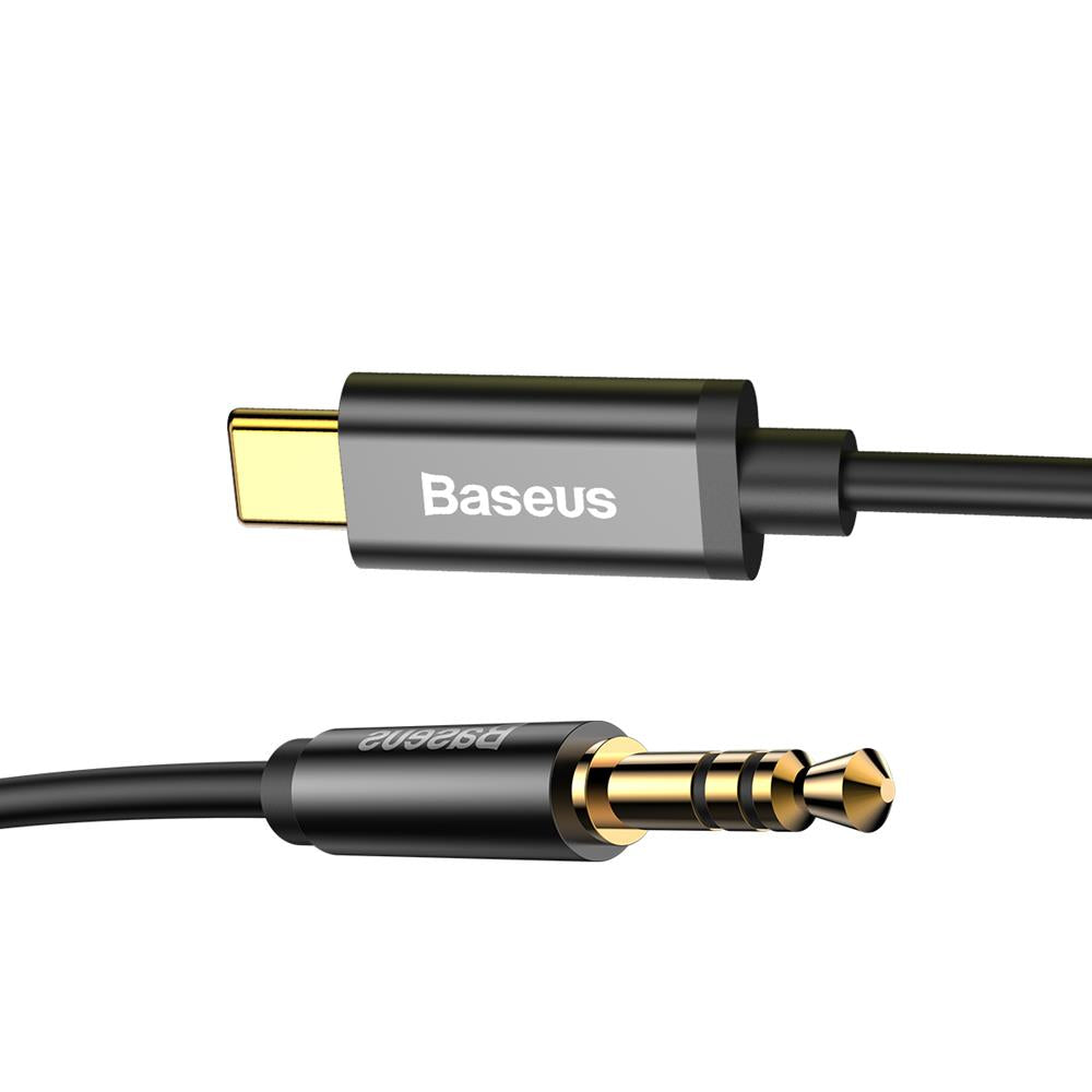 BASEUS Audio Cable - AUX 3.5mm cam01-01   jack to usb-c 1,2M black