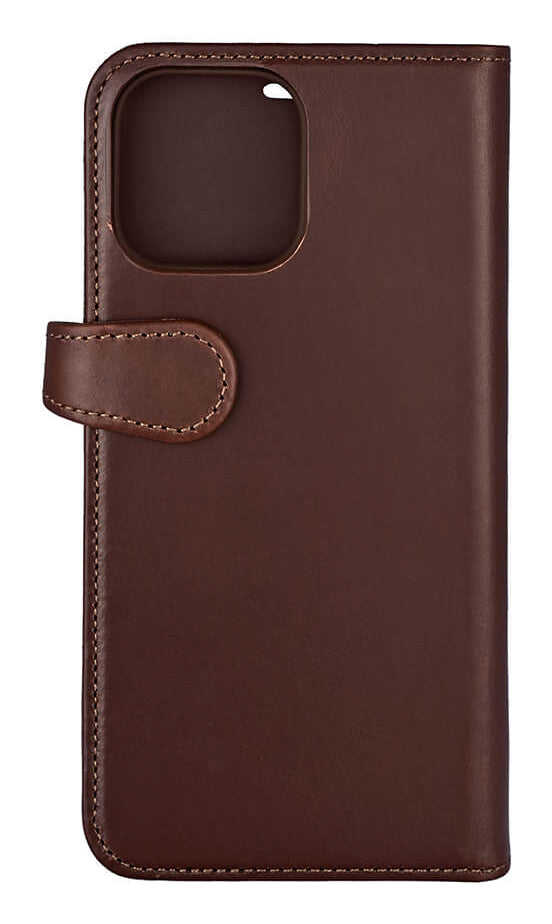 iPhone 13 Pro Max Læder Wallet Flip Cover – Brun – Buffalo - billede 3