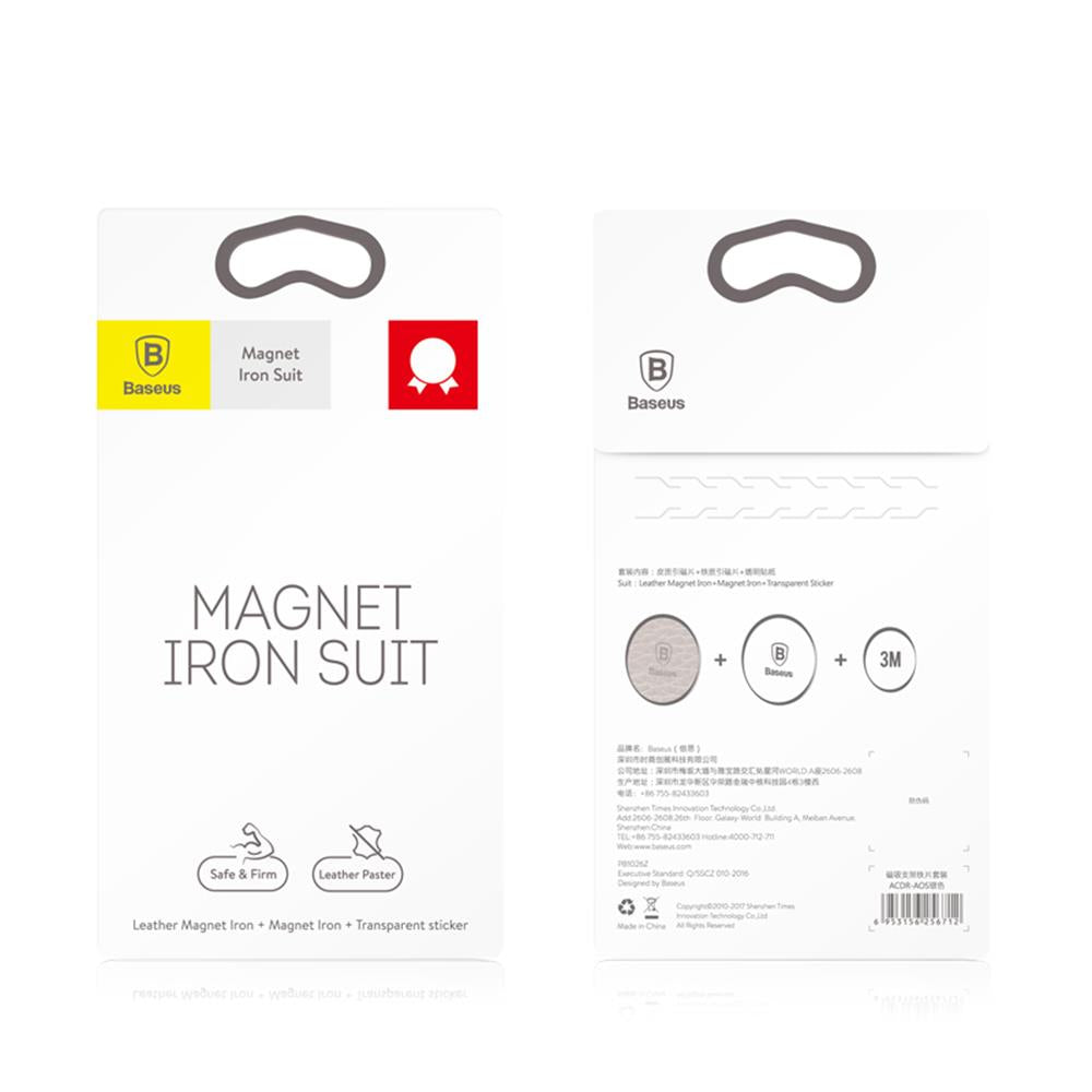 Baseus a set of stickers for the magnetic holder, silver plates