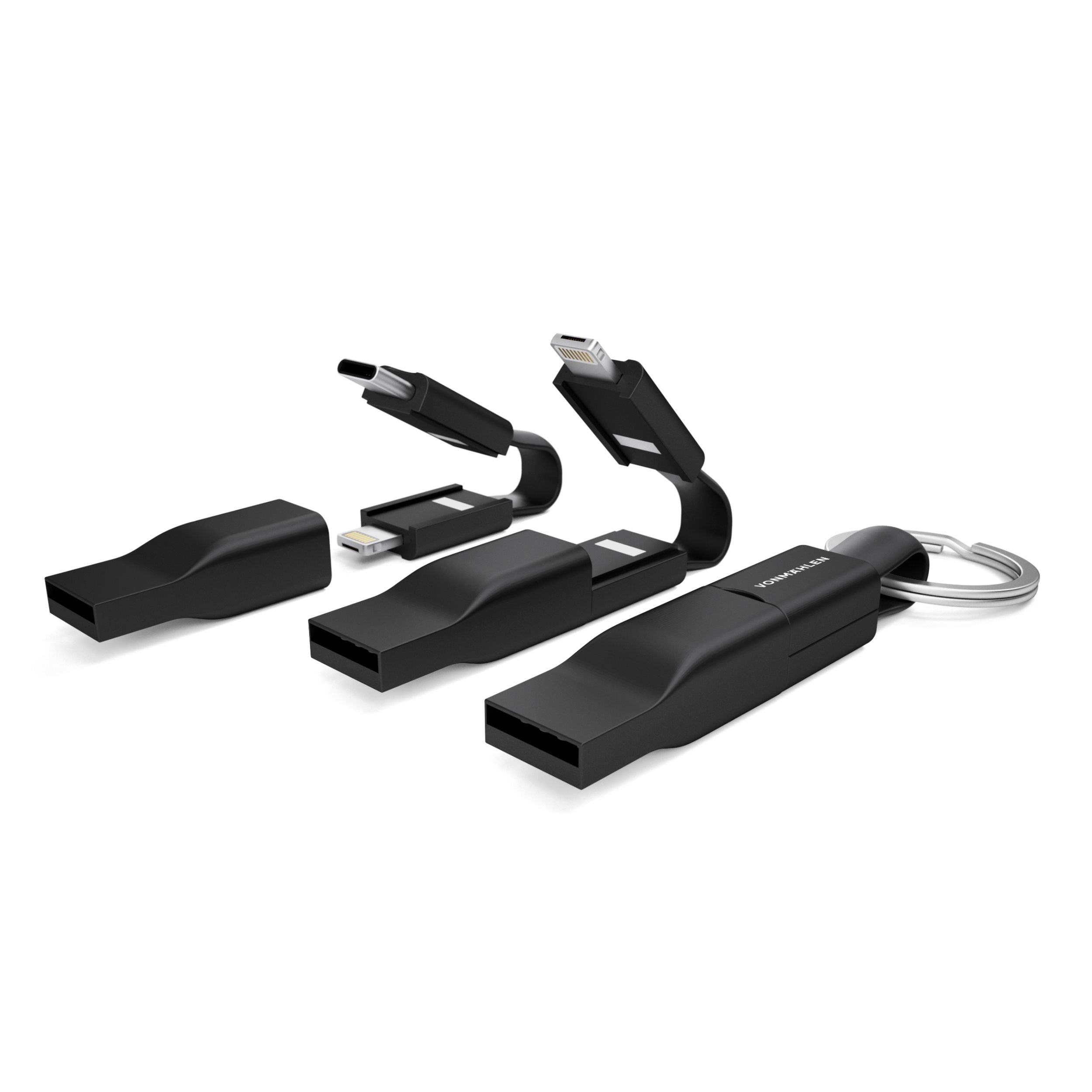 High Five  - The 5in1 charging cable - Sort - billede 3